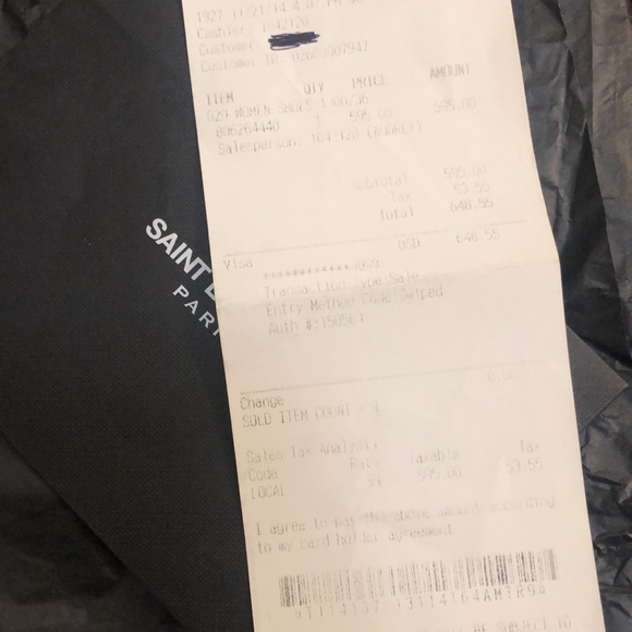 NEW IN BOX Saint Laurent Patent Leather High heels - Picture 8 of 8